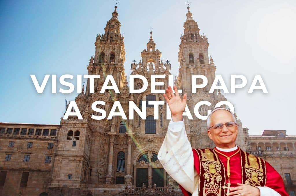 Visita del papa a Compostela